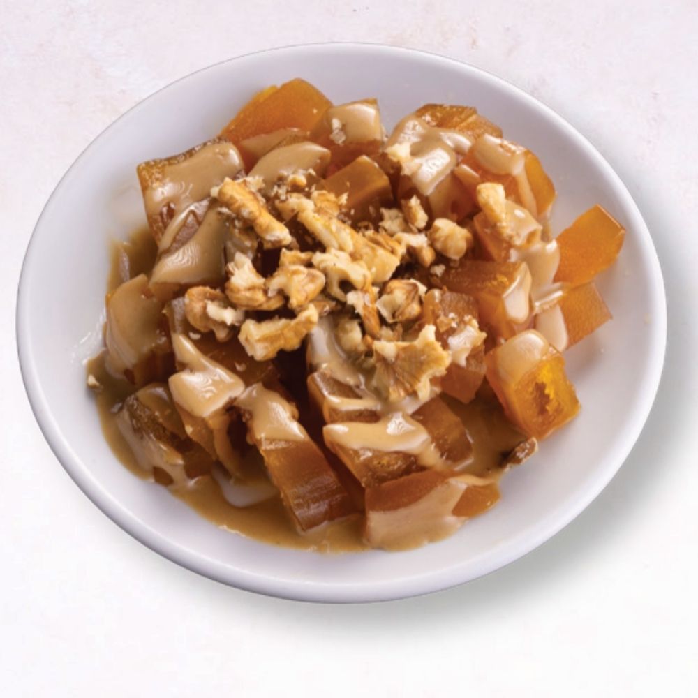 Knuspriges Kürbisdessert